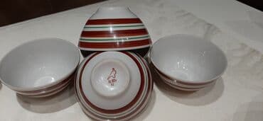 Пиалы фарфоровые 5 шт. Фабрика Дулево старых времен, очень красивые lalafo.az -da Пиалы фарфоровые 5 шт. Фабрика Дулево старых времен, очень красивые