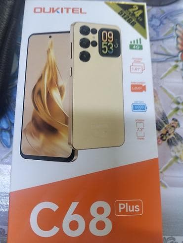 Oukitel C68 Plus smartfon - Ekran: 7.2" böyük displey, ön kameraya lalafo.az -da Oukitel C68 Plus smartfon - Ekran: 7.2" böyük displey, ön kameraya