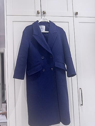 Palto, Bershka, XS, rəng - Göy lalafo.az -da Palto, Bershka, XS, rəng - Göy