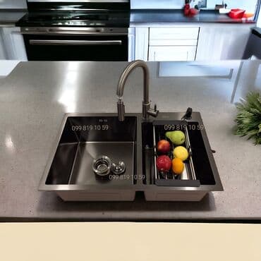 Yeni Düzbucaqlı Mətbəx çanağı, Şkafsız, Paslanmaz polad, Ödənişli çatdırılma lalafo.az -da — 1 Yeni Düzbucaqlı Mətbəx çanağı, Şkafsız, Paslanmaz polad, Ödənişli çatdırılma — 1