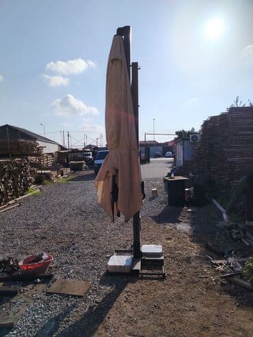 Yan dayaqlı böyük veranda çətiri - Tip: asqılı/suspenziyalı (yan qol lalafo.az -da Yan dayaqlı böyük veranda çətiri - Tip: asqılı/suspenziyalı (yan qol