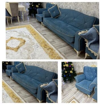 İşlənmiş, Divan, 2 kreslo, Bazalı, Açılan lalafo.az -da İşlənmiş, Divan, 2 kreslo, Bazalı, Açılan