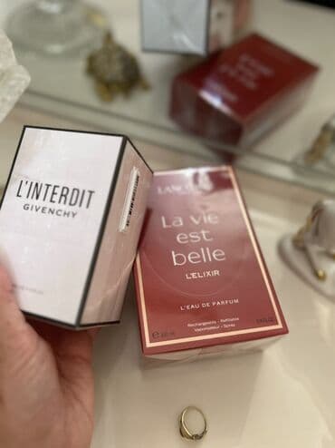Givenchy L'Interdit və Lancôme La Vie Est Belle L'Elixir ətirləri. Hər lalafo.az -da Givenchy L'Interdit və Lancôme La Vie Est Belle L'Elixir ətirləri. Hər
