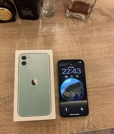 IPhone 11, 128 GB, Yaşıl, Barmaq izi, Simsiz şarj, Face ID lalafo.az -da IPhone 11, 128 GB, Yaşıl, Barmaq izi, Simsiz şarj, Face ID