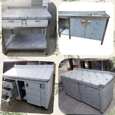 Nerjaveykalar: Paslanmayan poladdan peşəkar mətbəx masaları və iş stansiyaları - lalafo.az -da — 1 Nerjaveykalar: Paslanmayan poladdan peşəkar mətbəx masaları və iş stansiyaları - — 1