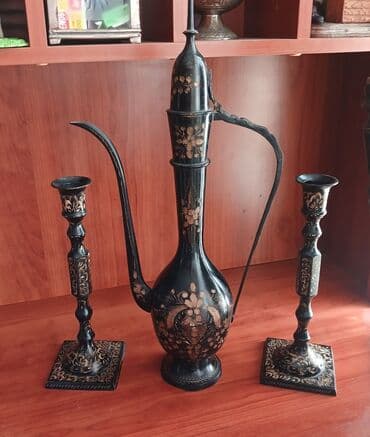 Hindistanda əl işidir – dekorativ mis/bronz dəst - 3 hissədən ibarət lalafo.az -da Hindistanda əl işidir – dekorativ mis/bronz dəst - 3 hissədən ibarət