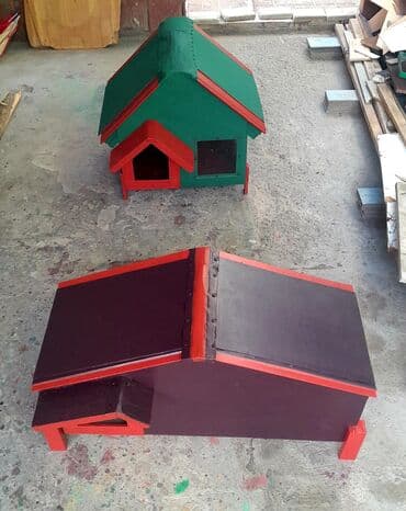 Сёдла: Домик для 2 кошек. с завазом тоже зготовлу at lalafo.az — 4 Сёдла: Домик для 2 кошек. с завазом тоже зготовлу — 4