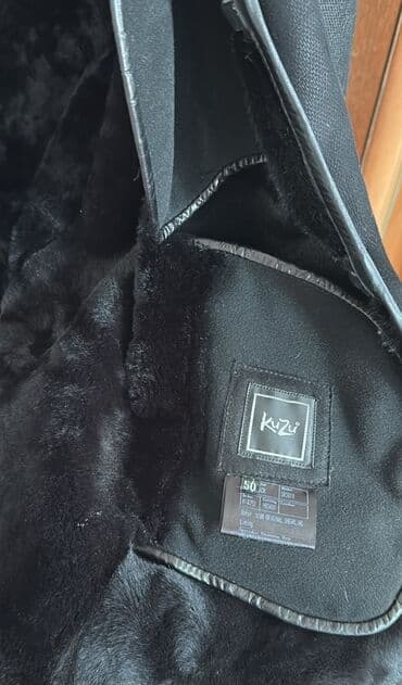 Дубленки: Дубленка, 5XL, цвет - Черный at lalafo.az — 2 Дубленки: Дубленка, 5XL, цвет - Черный — 2