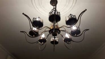 Çılçıraq, 9 lampa, Metal lalafo.az -da Çılçıraq, 9 lampa, Metal