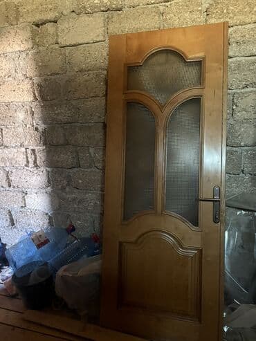 Ağac interyer qapısı - Material: təbii ağac (şabalıd rəngli lak lalafo.az -da Ağac interyer qapısı - Material: təbii ağac (şabalıd rəngli lak