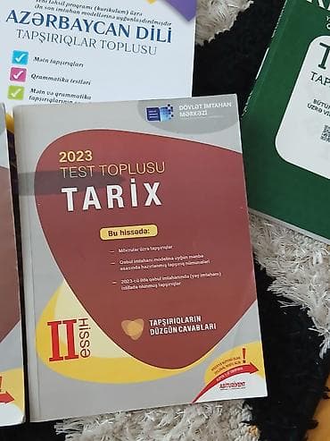 Məhsul: “Tarix – 2023 Test Toplusu”, II hissə Xüsusiyyətlər: - Dövlət lalafo.az -da Məhsul: “Tarix – 2023 Test Toplusu”, II hissə Xüsusiyyətlər: - Dövlət