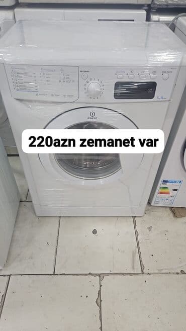 Paltaryuyan maşın Indesit, 5 kq, Avtomat, Qurutmasız, Kredit yoxdur lalafo.az -da Paltaryuyan maşın Indesit, 5 kq, Avtomat, Qurutmasız, Kredit yoxdur