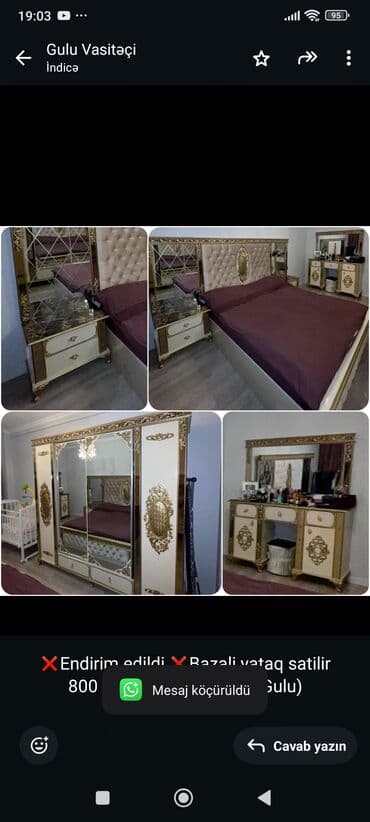 ❌️Endirim edildi ❌️Bazali yataq satilir 800 azn.Unvan dernegul(Gulu) lalafo.az -da ❌️Endirim edildi ❌️Bazali yataq satilir 800 azn.Unvan dernegul(Gulu)