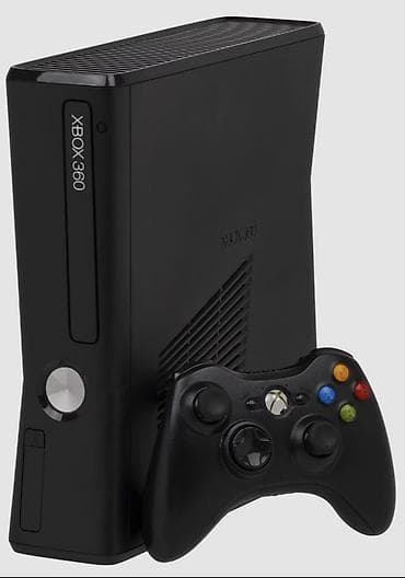 Microsoft Xbox 360 oyun konsolu – qara rəngli, Slim dizayn. Freeboot lalafo.az -da Microsoft Xbox 360 oyun konsolu – qara rəngli, Slim dizayn. Freeboot
