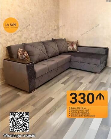 Künc divan, Açılan, Bazalı, Parça, Şəhərdaxili pulsuz çatdırılma lalafo.az -da Künc divan, Açılan, Bazalı, Parça, Şəhərdaxili pulsuz çatdırılma