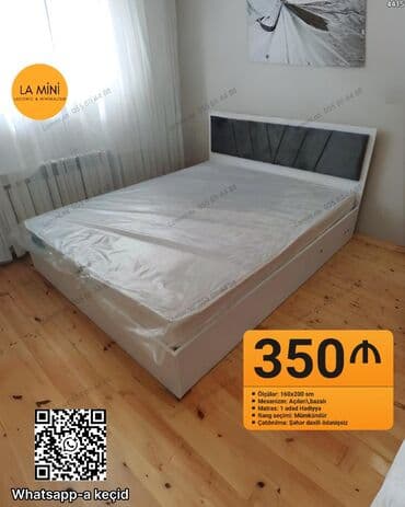 Məhsul: Açılan bazalı yataq dəsti - Ölçülər: 160x200 sm - Mexanizm lalafo.az -da Məhsul: Açılan bazalı yataq dəsti - Ölçülər: 160x200 sm - Mexanizm