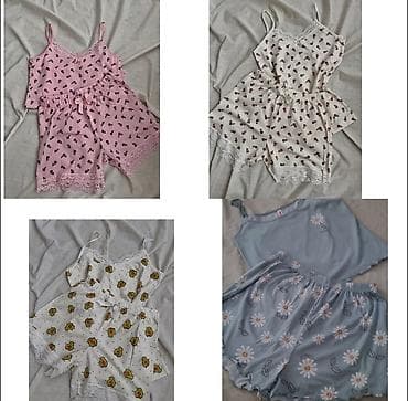 Qadın pijama dəsti – nazik askılı top və şort - Model: 2 hissəli lalafo.az -da Qadın pijama dəsti – nazik askılı top və şort - Model: 2 hissəli