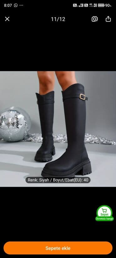 Uzunboğaz, Ölçü: 40, rəng - Qara, Yeni lalafo.az -da Uzunboğaz, Ölçü: 40, rəng - Qara, Yeni