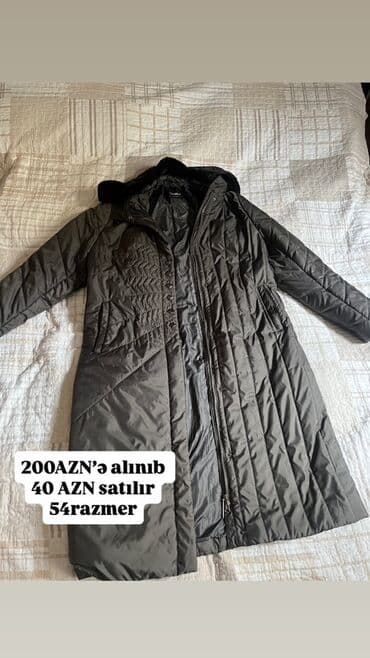 Qadınlar üçün uzun qış palto/kurtka - Rəng: tünd boz/qara ton - Ölçü lalafo.az -da Qadınlar üçün uzun qış palto/kurtka - Rəng: tünd boz/qara ton - Ölçü