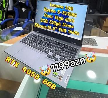 Lenovo LOQ, 15.6 ", AMD Ryzen 5, 512 GB lalafo.az -da Lenovo LOQ, 15.6 ", AMD Ryzen 5, 512 GB