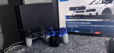 PlayStation 4 Slim konsolu və aksesuar dəsti Məhsulun tərkibi: - PS4 lalafo.az -da PlayStation 4 Slim konsolu və aksesuar dəsti Məhsulun tərkibi: - PS4