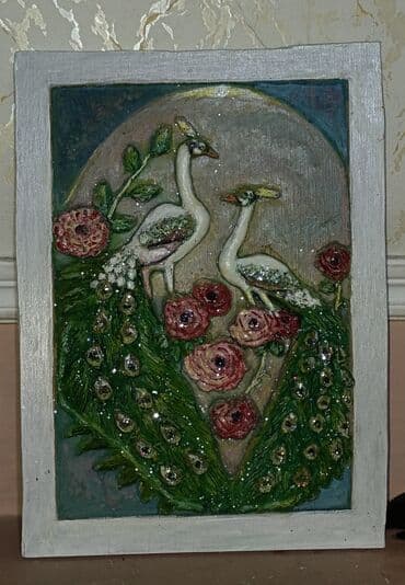 Tablo tovuzquşular (gil ilə işlənmişdir)
🎨🖌️•Əl işidir lalafo.az -da Tablo tovuzquşular (gil ilə işlənmişdir)
🎨🖌️•Əl işidir