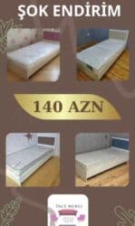 Yeni, Təknəfərlik çarpayı, Bazasız, Matras ilə, Siyirməsiz, Azərbaycan lalafo.az -da Yeni, Təknəfərlik çarpayı, Bazasız, Matras ilə, Siyirməsiz, Azərbaycan