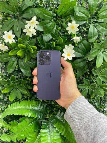 IPhone 14 Pro, 128 GB, Deep Purple, Face ID, Simsiz şarj, Sənədlərlə lalafo.az -da IPhone 14 Pro, 128 GB, Deep Purple, Face ID, Simsiz şarj, Sənədlərlə