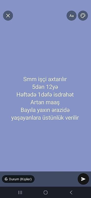 Satış meneceri tələb olunur lalafo.az -da Satış meneceri tələb olunur