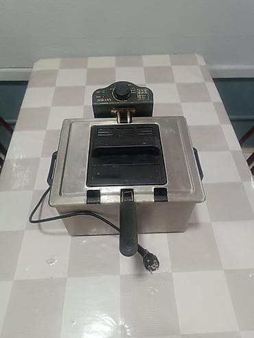 SOKANY elektrik fritözü - Paslanmayan polad gövdə, çıxarıla bilən lalafo.az -da SOKANY elektrik fritözü - Paslanmayan polad gövdə, çıxarıla bilən