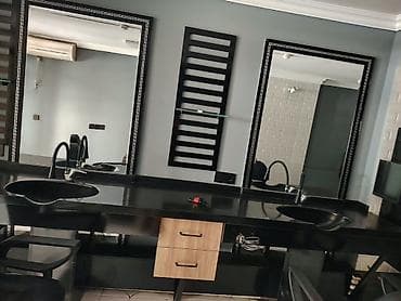 Salon üçün tam dəst mebel və avadanlıq - İki postlu iş stansı: qara lalafo.az -da Salon üçün tam dəst mebel və avadanlıq - İki postlu iş stansı: qara
