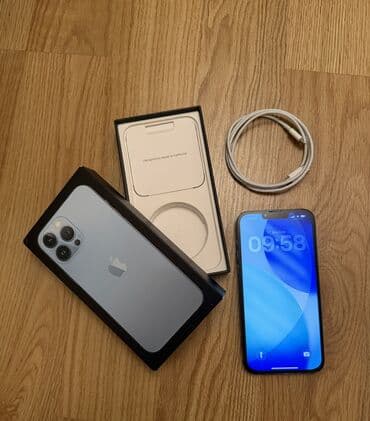 IPhone 13 Pro Max, 128 GB, Sierra Blue, Zəmanət, Face ID, Simsiz şarj lalafo.az -da IPhone 13 Pro Max, 128 GB, Sierra Blue, Zəmanət, Face ID, Simsiz şarj