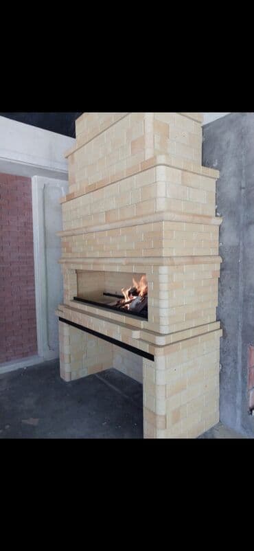 Oda davamli kərpicdən yiqilmis kamen lalafo.az -da Oda davamli kərpicdən yiqilmis kamen