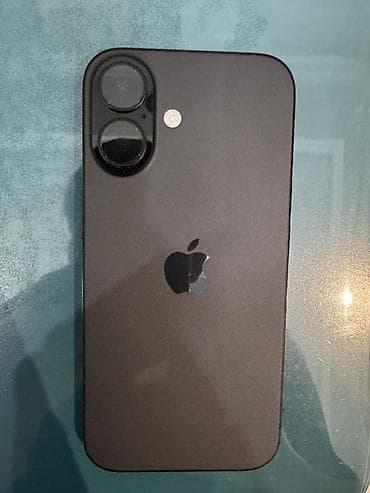 IPhone 16, Qara, Face ID lalafo.az -da IPhone 16, Qara, Face ID