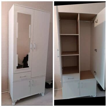 AĞA_MOBILYA: Yeni, Açılan, 2 qapılı Düz dolab, Qarderob, paltar dolabı lalafo.az -da AĞA_MOBILYA: Yeni, Açılan, 2 qapılı Düz dolab, Qarderob, paltar dolabı