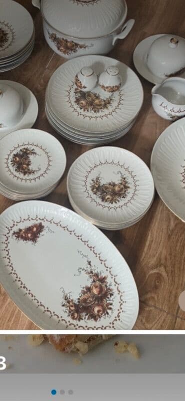 Nahar dəsti, rəng - Ağ, Farfor lalafo.az -da Nahar dəsti, rəng - Ağ, Farfor