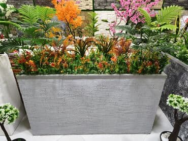 Dekorativ süni bitkilər kompozisiyası – iri ölçülü beton görünümlü at lalafo.az Dekorativ süni bitkilər kompozisiyası – iri ölçülü beton görünümlü