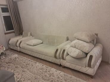 Divan, 2 kreslo, Bazalı, Açılan lalafo.az -da Divan, 2 kreslo, Bazalı, Açılan