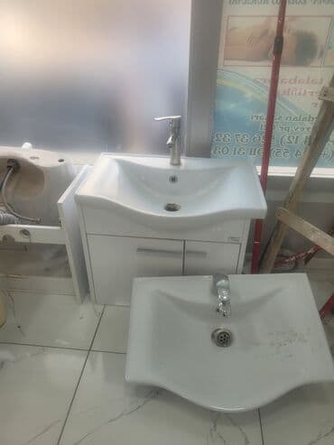 Бачки для унитаза: Vanna otağı üçün quraşdırmaya hazır lavabo dəsti - Üst hissə: Seramik at lalafo.az — 2 Бачки для унитаза: Vanna otağı üçün quraşdırmaya hazır lavabo dəsti - Üst hissə: Seramik — 2