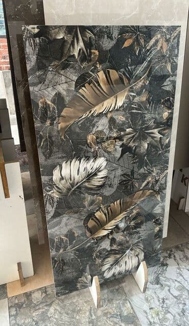 Dekorativ keramika plitəsi – iri formatlı panel - Dizayn: Qara-boz lalafo.az -da Dekorativ keramika plitəsi – iri formatlı panel - Dizayn: Qara-boz