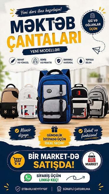 Məktəb çantaları – yeni modellər lalafo.az -da Məktəb çantaları – yeni modellər