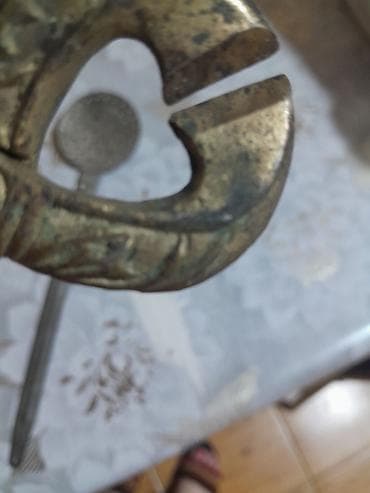 Məişət/antik mətbəx alətləri dəsti - Perforasiyalı metal köpük qaşığı lalafo.az -da Məişət/antik mətbəx alətləri dəsti - Perforasiyalı metal köpük qaşığı