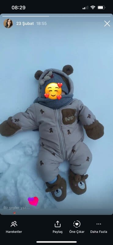 Kombinezon, Uniseks, 9 - 12 ay lalafo.az -da Kombinezon, Uniseks, 9 - 12 ay