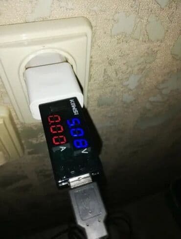 USB voltmetr/ampermetr tester - Brend: KWS - Qoşulma: USB-A kişi lalafo.az -da USB voltmetr/ampermetr tester - Brend: KWS - Qoşulma: USB-A kişi