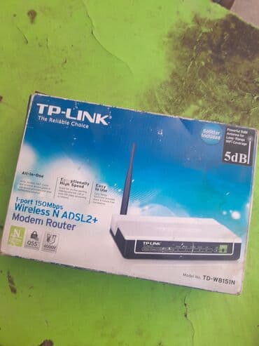 TP-LINK brendinin simsiz ADSL2+ modem routeri. Bu "hamısı bir yerdə" lalafo.az -da TP-LINK brendinin simsiz ADSL2+ modem routeri. Bu "hamısı bir yerdə"