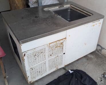 Paslanmayan poladdan üst səthə malik, quraşdırılmış soyuducu vannalı lalafo.az -da Paslanmayan poladdan üst səthə malik, quraşdırılmış soyuducu vannalı