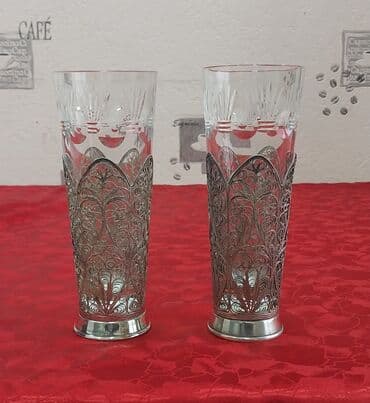 Stəkanlar, rəng - Gümüşü, 2 ədədli dəst, SSRİ lalafo.az -da Stəkanlar, rəng - Gümüşü, 2 ədədli dəst, SSRİ