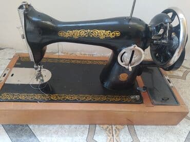 Klassik mexaniki tikiş maşını - Gövdə: qara rəngli, qızılı naxışlı lalafo.az -da Klassik mexaniki tikiş maşını - Gövdə: qara rəngli, qızılı naxışlı