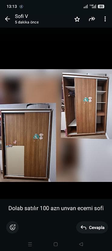 Dolab satılır 100 azn unvan ecemi sofi lalafo.az -da Dolab satılır 100 azn unvan ecemi sofi