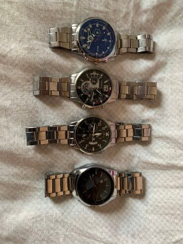 Soldaki 3 saat her biri 10 manat, sağdaki 60 manat, ve şekilde olmayan lalafo.az -da Soldaki 3 saat her biri 10 manat, sağdaki 60 manat, ve şekilde olmayan